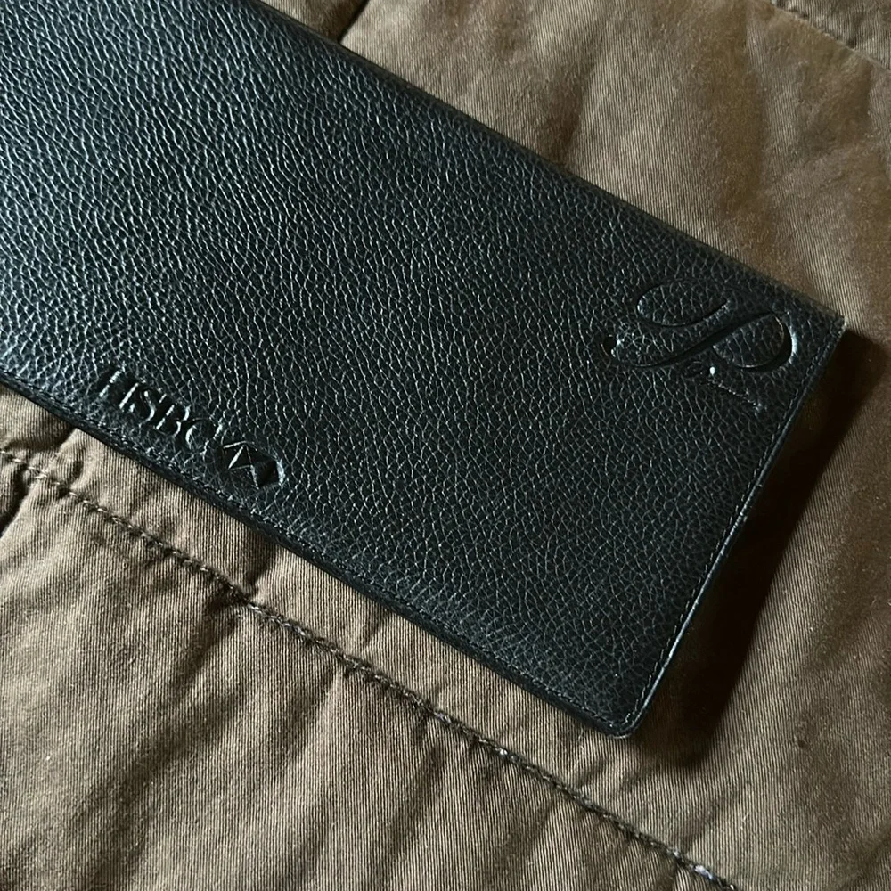 HSBC Premier Banking Leather Wallet & Checkbook Cover